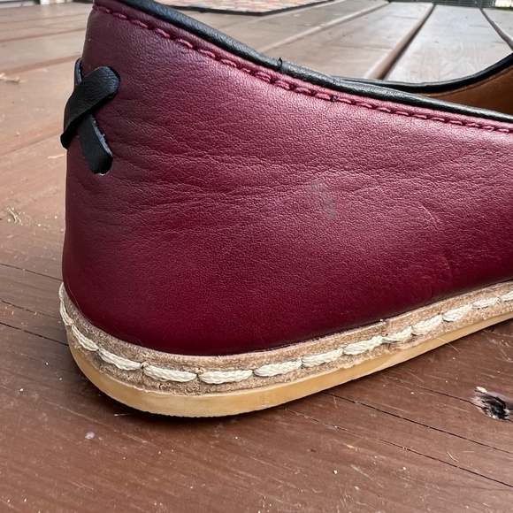 Charix Burgundy Women's Loafers - Picture 15 of 16